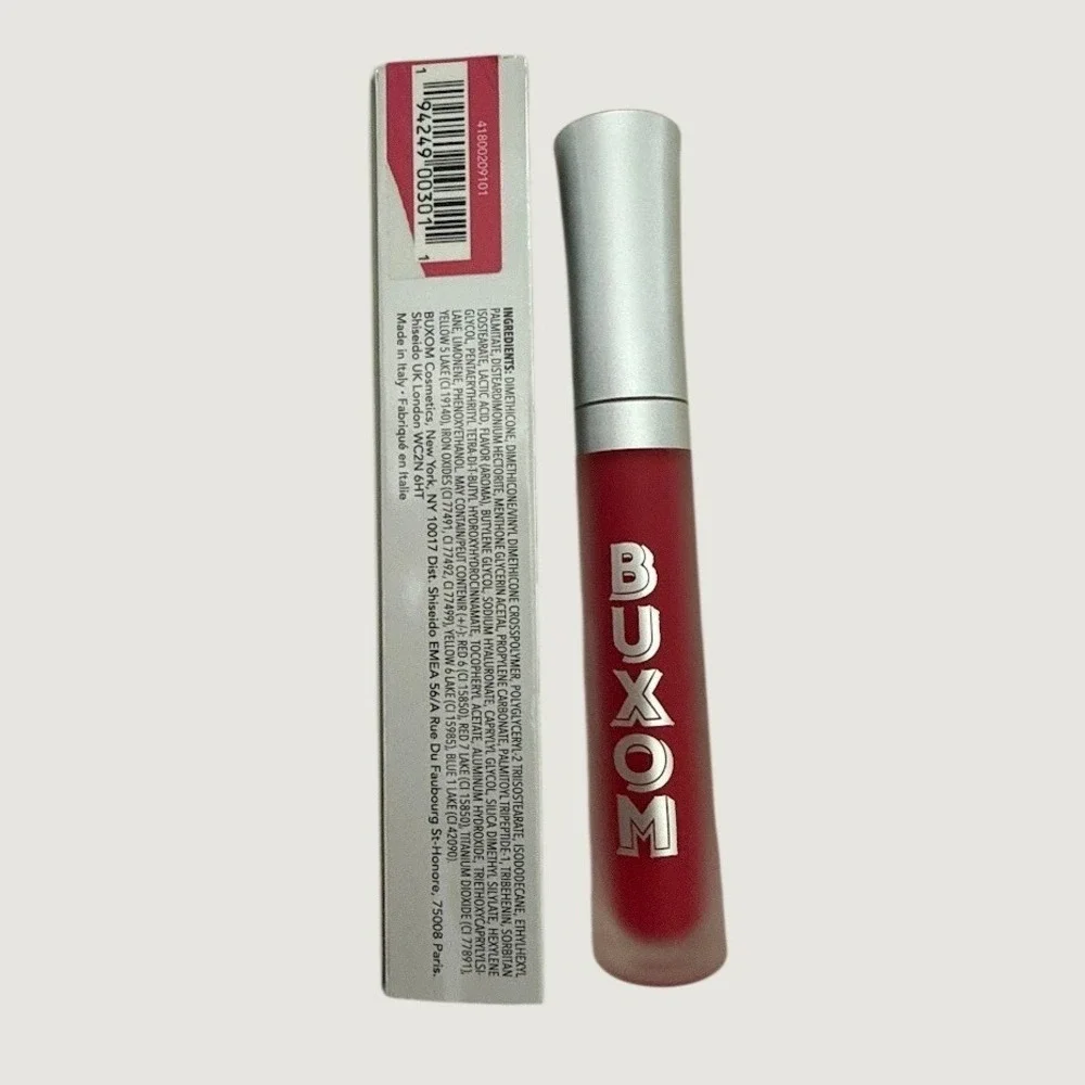 Buxom Full-On Plumping Lip Matte Hit The Beach Red Liquid Lipstick New
